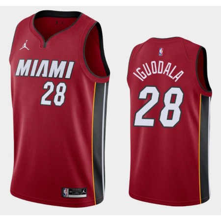 Herren NBA Miami Heat Trikot Andre Iguodala 28 Jordan Brand 2020-2021 Statement Edition Swingman